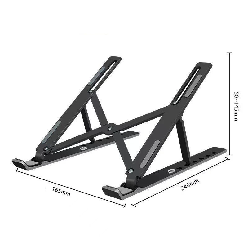 8 Gear Foldable Laptop Stand Holder laptop stand Portable Notebook Support Base Adjustable Riser Cooling Bracket Laptop Cooler Accessories