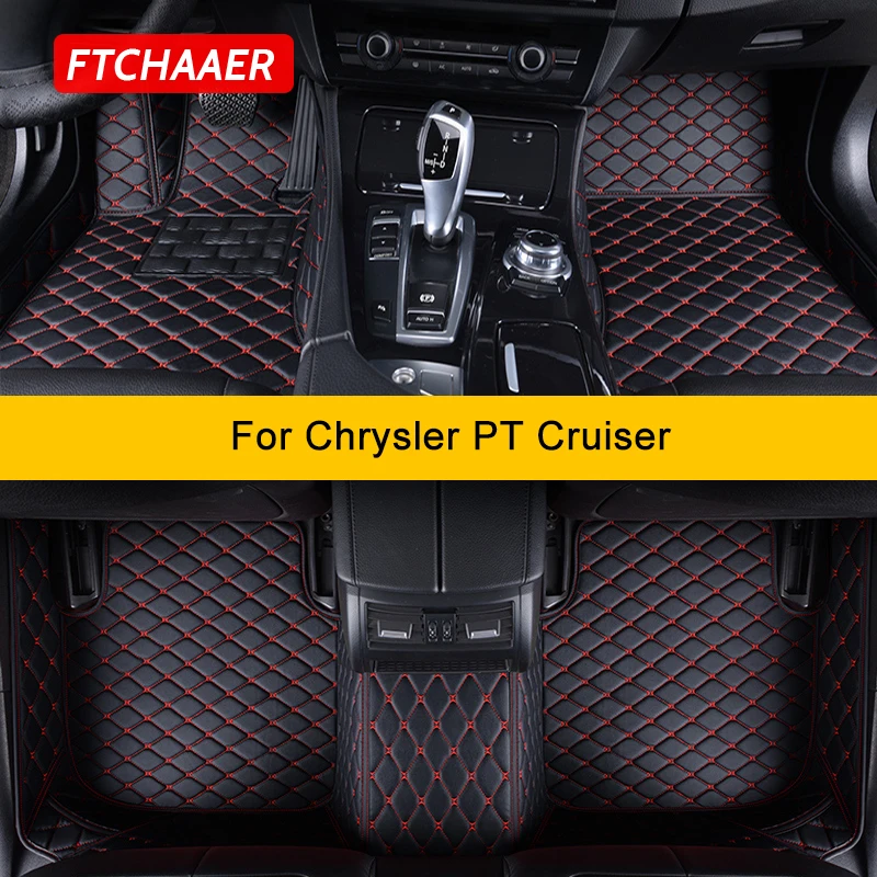 

FTCHAAER Custom Car Floor Mats For Chrysler PT Cruiser 2000-2010 Auto Carpets Foot Coche Accessorie