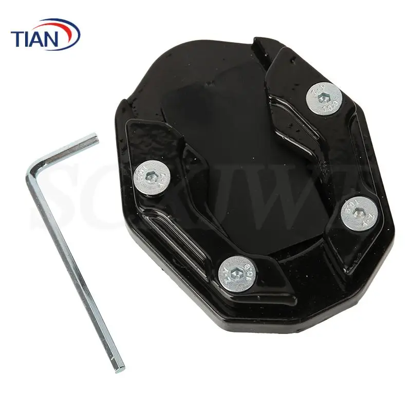Motorcycle Kickstand Extender Foot Pad Support Plate Accessory