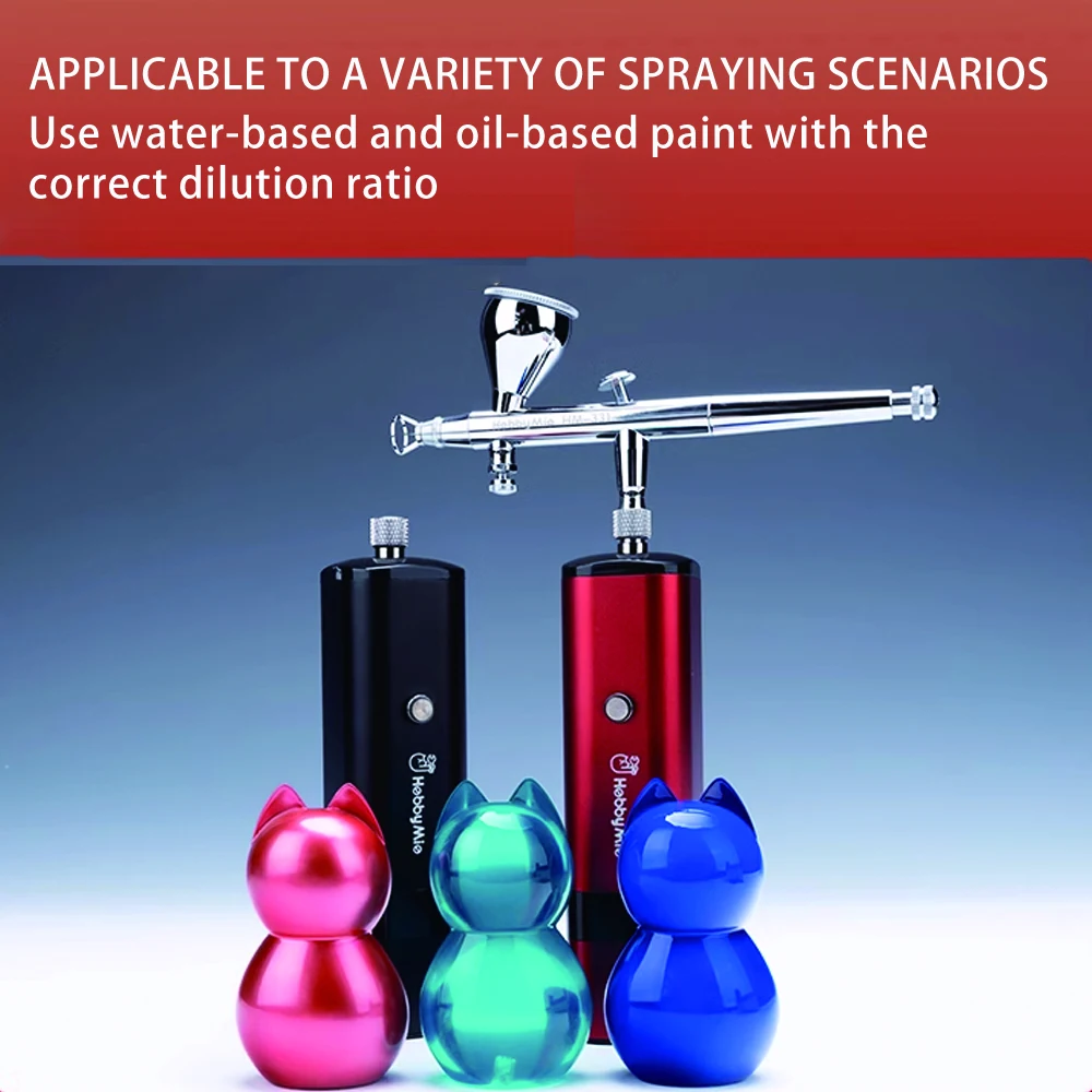 HM-02 Handheld Portable Compressor Automatic Airbrush Air Pump Model Spraying Tool Hobby DIY Accessories Air Pump