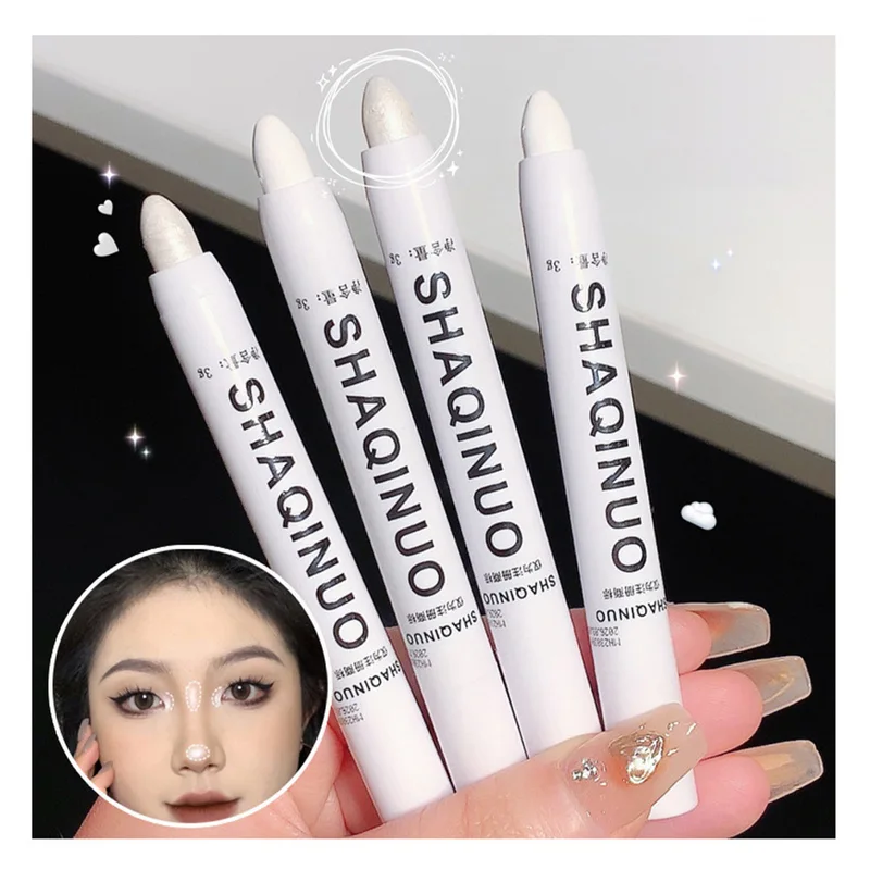 Matte Eyeshadow Stick White Eyeliner Shimmer Silver