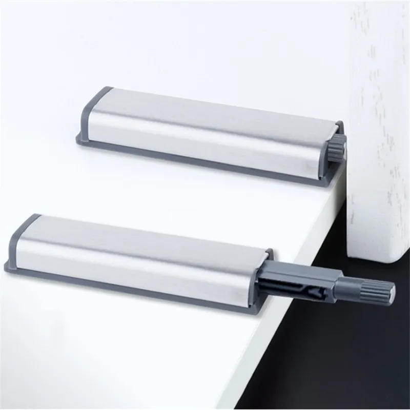 

200Pcs 304 Stainless Steel Push Release Latches Magnetic Touch Stop Catches With Screws Cabinet Door Kitchen Furniture Hardware