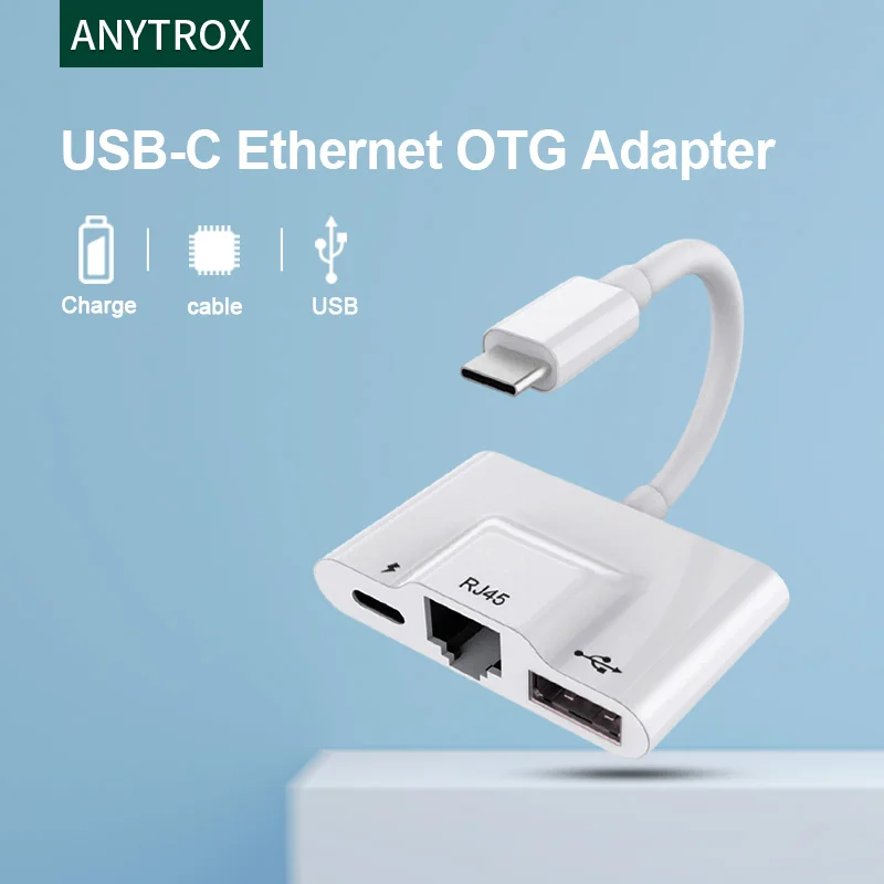 Inateck ET1001 Adattatore Ethernet 2.5G – USB Tipo C A RJ45 – 2500 Mbps – Metallo, Plug & Play