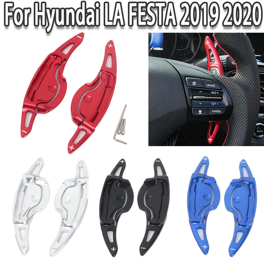 

New Steering Wheel Paddle Shifter Extension Shift For Hyundai LA FESTA 2019 2020 CNC Aluminum