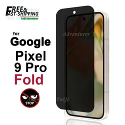 Premium Privacy Tempered Glass Screen Protector - Anti - Spy, Anti - Scratch, Ultra - Thin 9H - 4 pcs (For Pixel 9 Pro Fold)