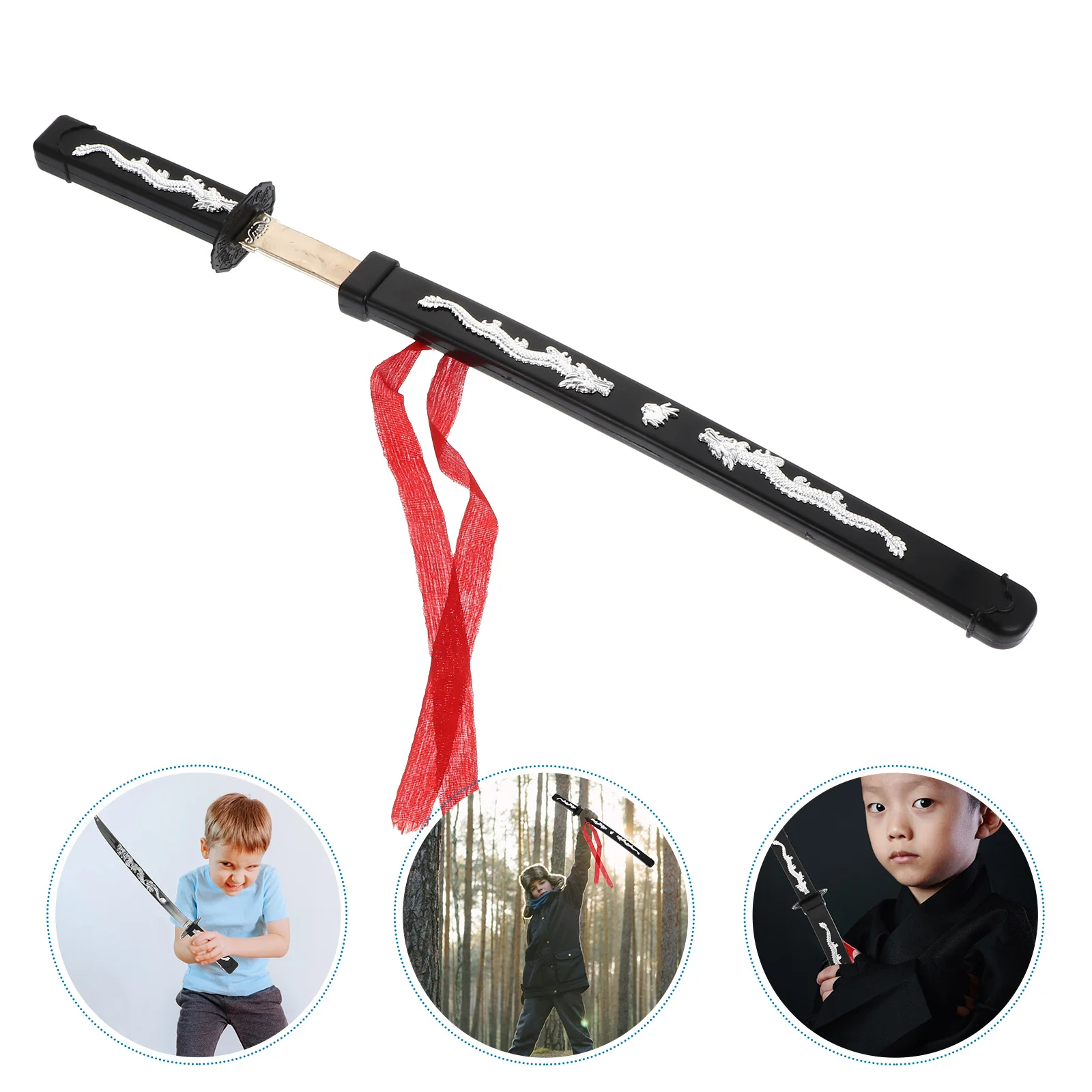

Toy Knife Samurai Child Toys for Kids Halloween Prop Plastic Children's Props