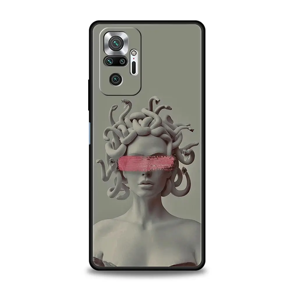 Artistic David & Mona Lisa Phone Case - Aesthetic Design Cover