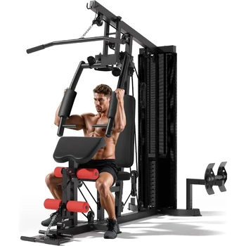 Home Gym,Multifunctional H10 Home Gym Equipment, Workout Station with 146LBS Weight Stack, Exercise Equipment with Pulley System 1