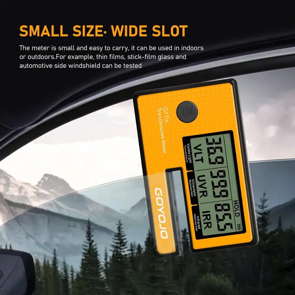 Labs Tint Meter Digital Tint Solar Film Car Transmission Meter 3-in-1 Solar Film Meter VLT UV IR Rejection Tester Dropship LS162 2