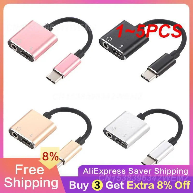 

1~5PCS 8 9 High-quality Sound Transmission Innovative Type C Audio And Charging Solution Audio Splitter