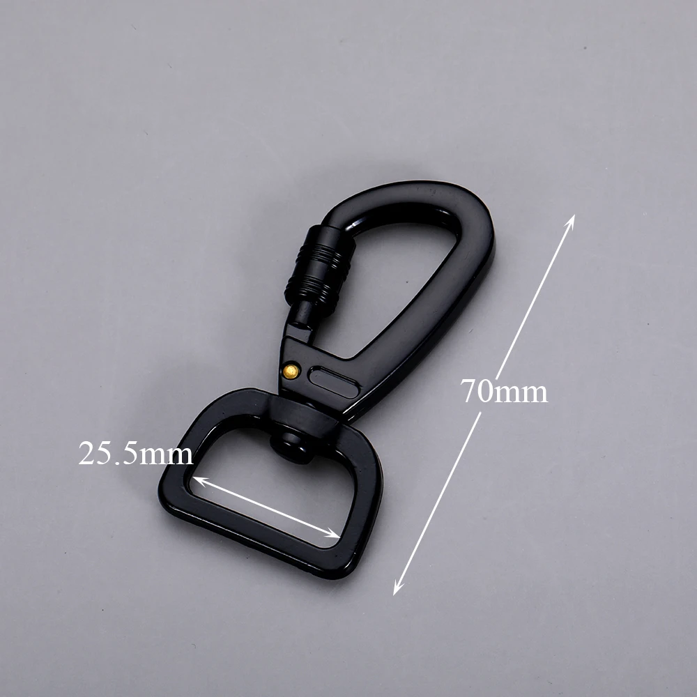 키 캠핑 생존에 대 한 10pcs 70mm Carabiner 야외 키 체인 클립 금속 전술 Caribiner 후크 잠금 장치와 회전식 Karabiners