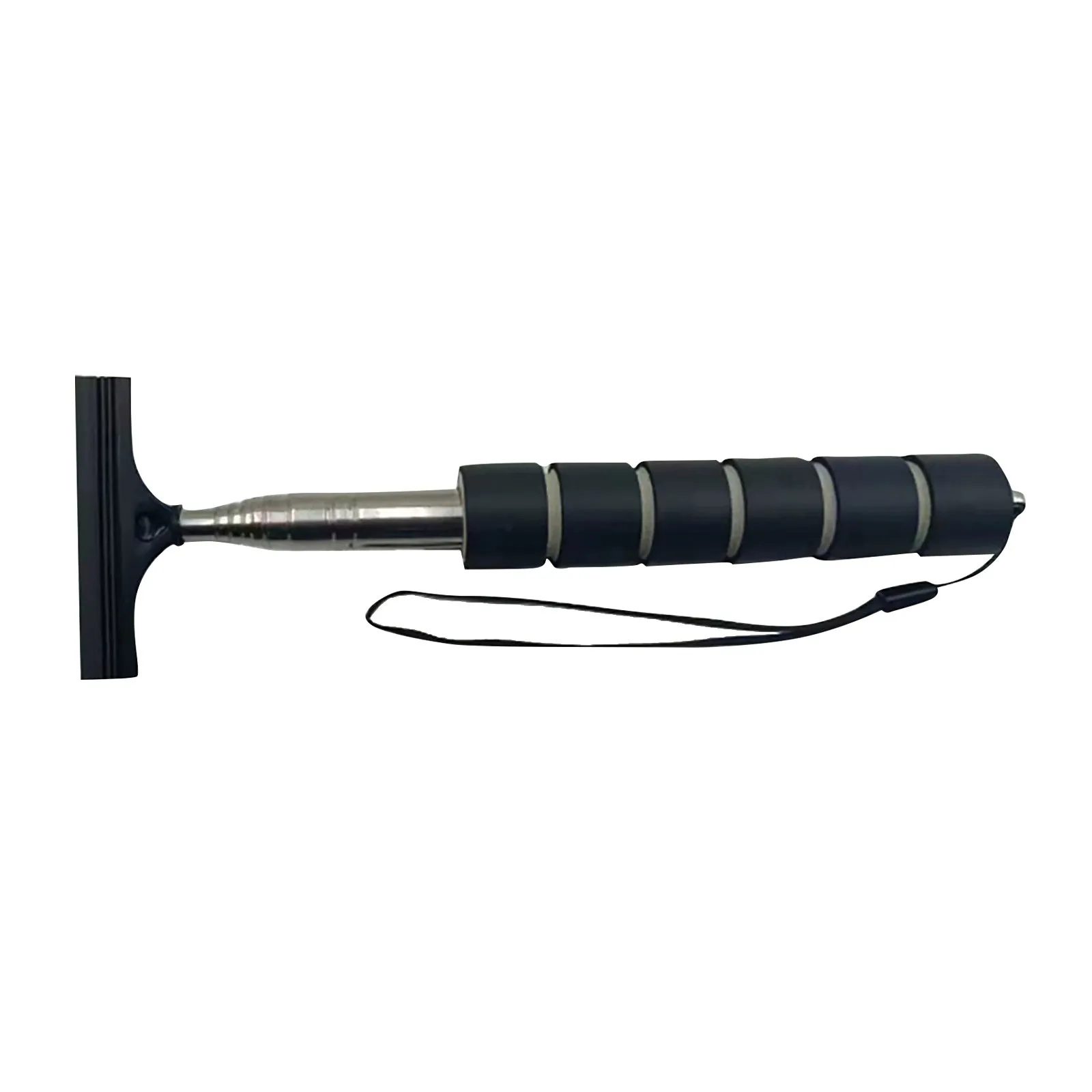 Car Rearview Mirror Wiper Retractable Auto Glass Squeegee Water Cleaner Telescopic Long Rod