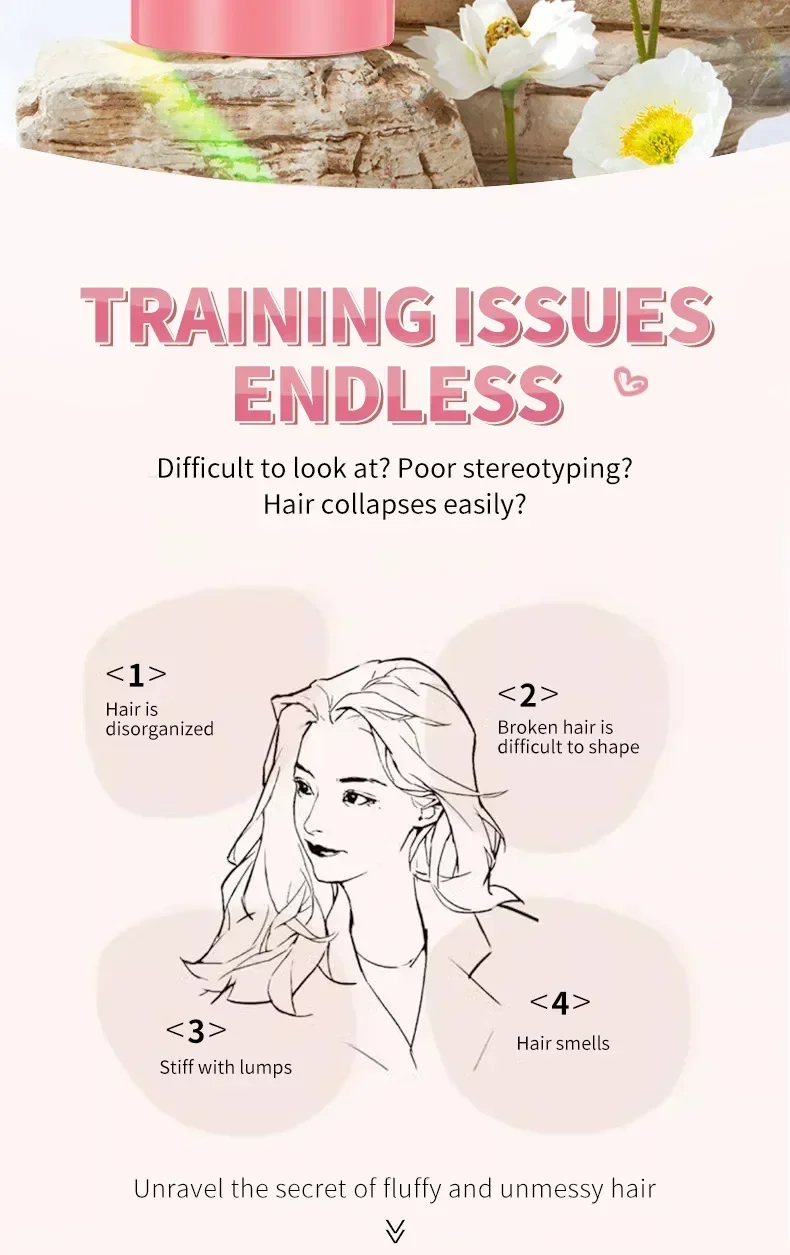 Description Picture 3 of itemSolid Styling Hair Wax Stick Crushed Hair Finishing Balm Long Styling Hair Finishing Stick Styling Balm Wholesale Makeup