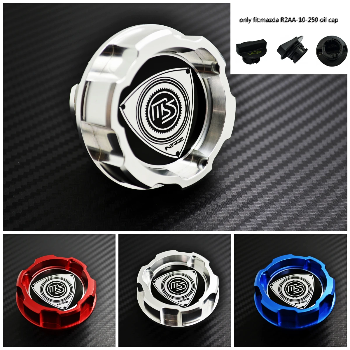 Aluminum Engine Oil Cap For Mazda Mazdaspeed Mazda 2, Mazda 3 Axela
