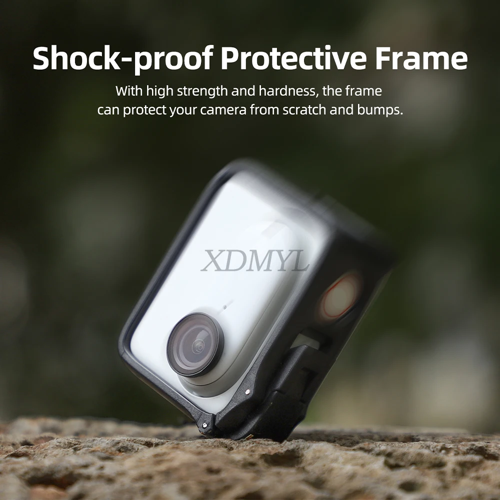 Action camera accessory action camera mount action camera protector action camera holder anti-crash protection frame for Insta360 GO 3S quick release case cage mount bracket for Insta360 GO 3S thumb camera accessories