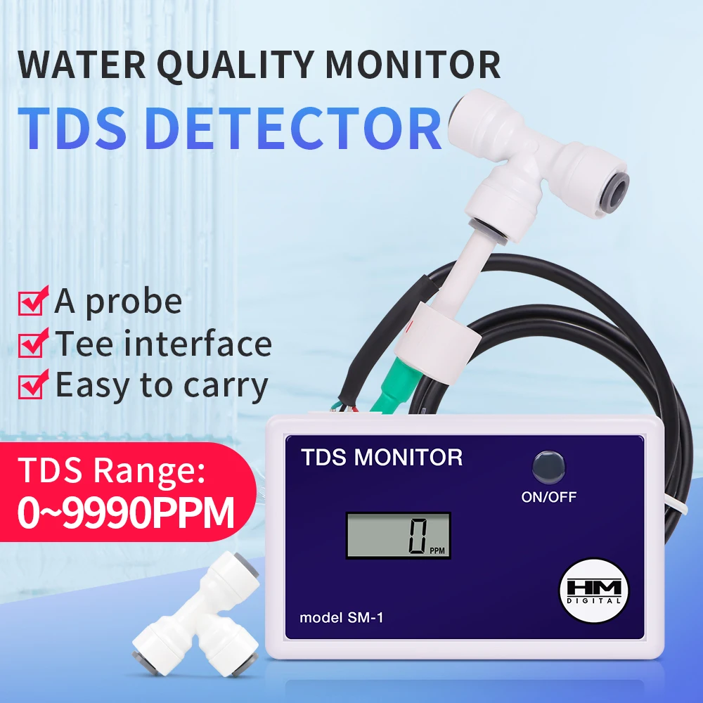 LCD-Digital-TDS-Messgerät, Wasserqualitätsmonitor, zur Bestimmung der Gesamtmenge an gelösten Stoffen im Wasser, Filter-PPM-Messgerät für Aquarien, Schwimmbecken und Trinkwasser. – Detail 1