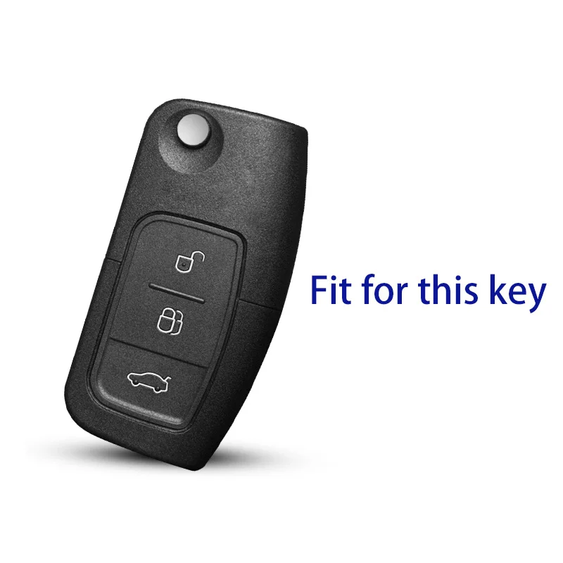 TPU Shell For Ford Fiesta Focus Ecosport Kuga Escape Falcon C-Max Territory Mondeo Galaxy Car Flip Key Case Cover Accessories