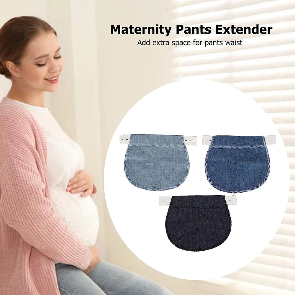 1pcs Maternity Pants Extender Adjustable Waist Extenders Pregnancy  Waistband Extender Elastic Pregnancy Trouser - AliExpress