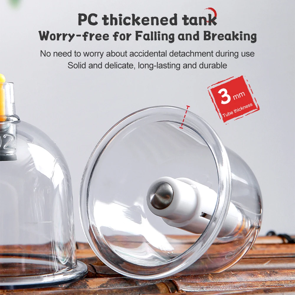 Cofoe 12/24 Cans Vacuum Cupping Machine Manual Cupping Massage Device Traditional Chinese Medicine Cupping Cups Beauty Health 4