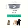 1Pcs Pet Dog Food Bowl Rice Bowl Stainless Steel Dog Bowl Dog Bowl Drinking Water Bowl anti-tip Large Dog Cat Bowl Water Bowl 6