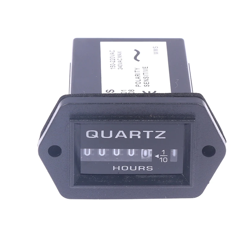 1PC 6 Digits 100-250V AC Hour Meter,Complete Sealed Quartz Timer Counter SYS-1 12v 24v Dc Ac 110v 220v 4