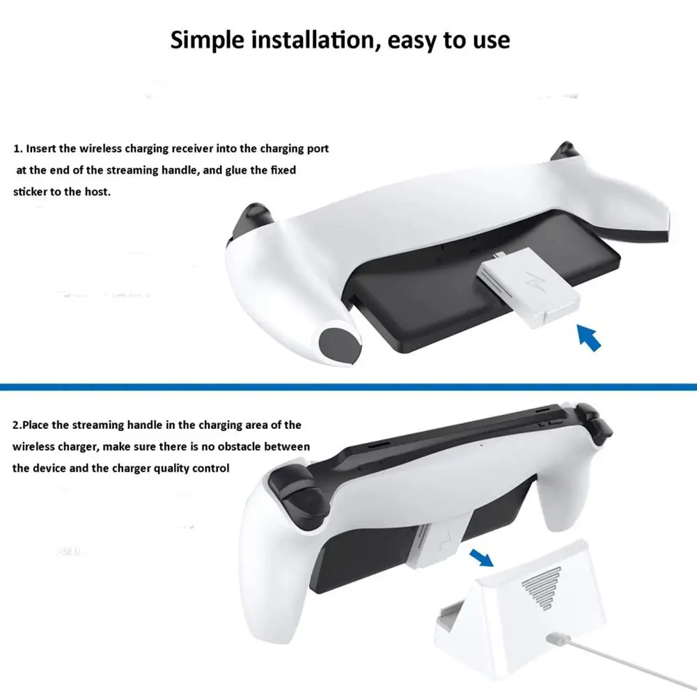 Per Playstation 5 Portal Stazione Di Ricarica Wireless Portatile Ricarica Luce Rapida Dock Base Di Ricarica Indicatore Di Supporto Di Ricarica P9L7