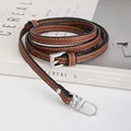 A-Brown Silver Belt
