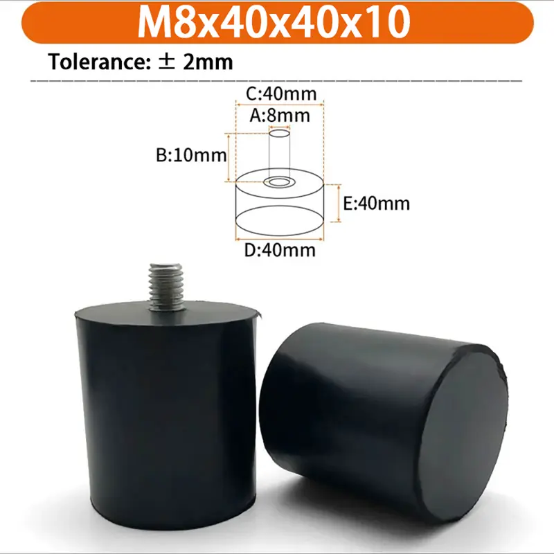 M6 M8 M10 Rubber Adjustable Feet Pad Feet Pad With Screw Table Chair Balck Leveling Foot Pad Furniture Leg Anti-shock Protection - Image 50