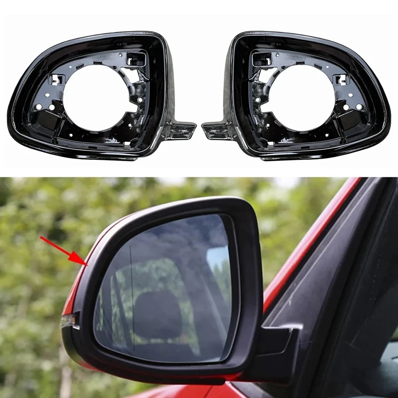 

Automotive Exterior Side Wing Mirror Housing For BMW X3 F25 X4 F26 X5 F15 X6 F16 2014-2018 Reversing Mirror Trim Frame Parts