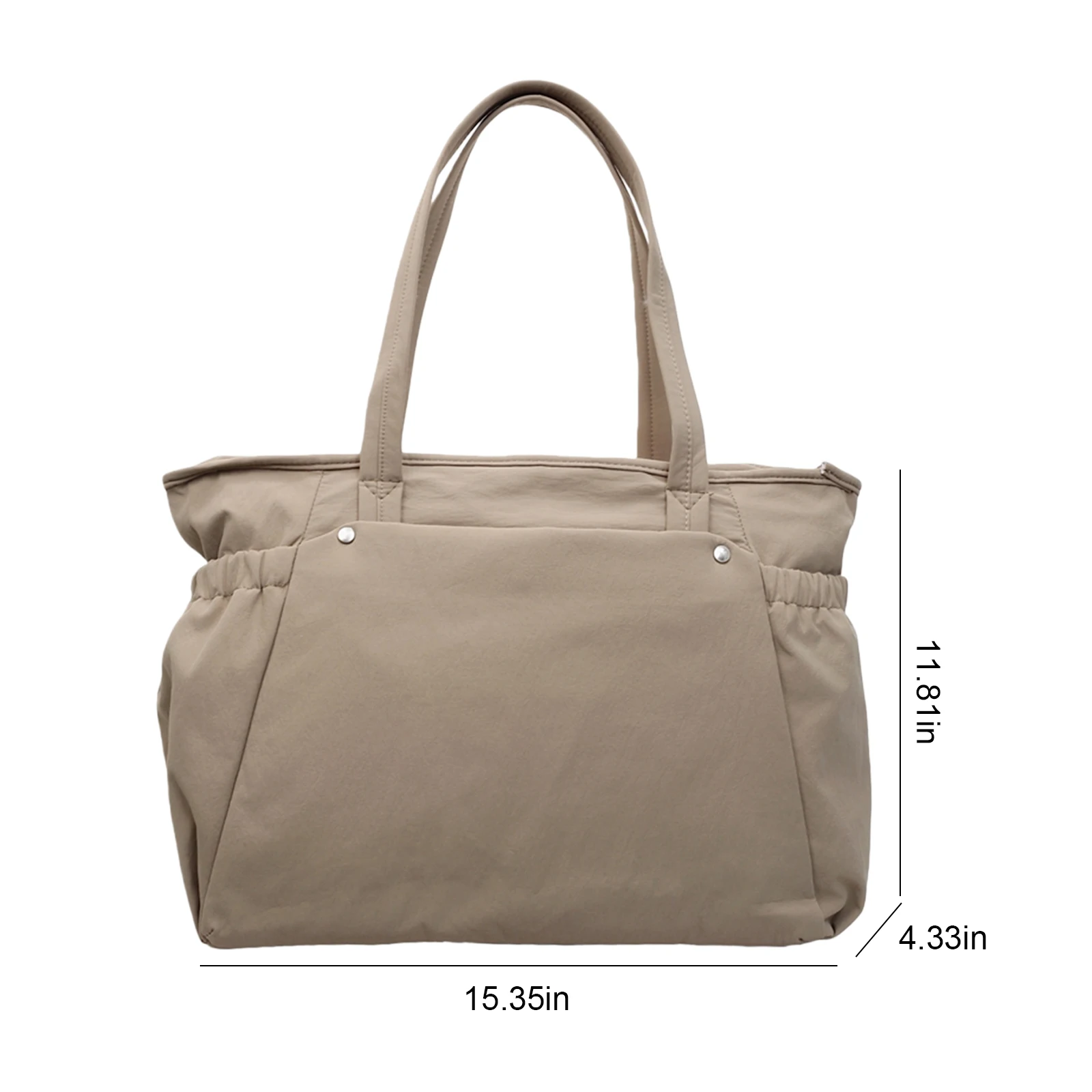 Oxford Cloth Large Shoulder Bag Laptop Bag Lightweight Simple Commuter Bag for Women Work Travel Office Daily Shopping