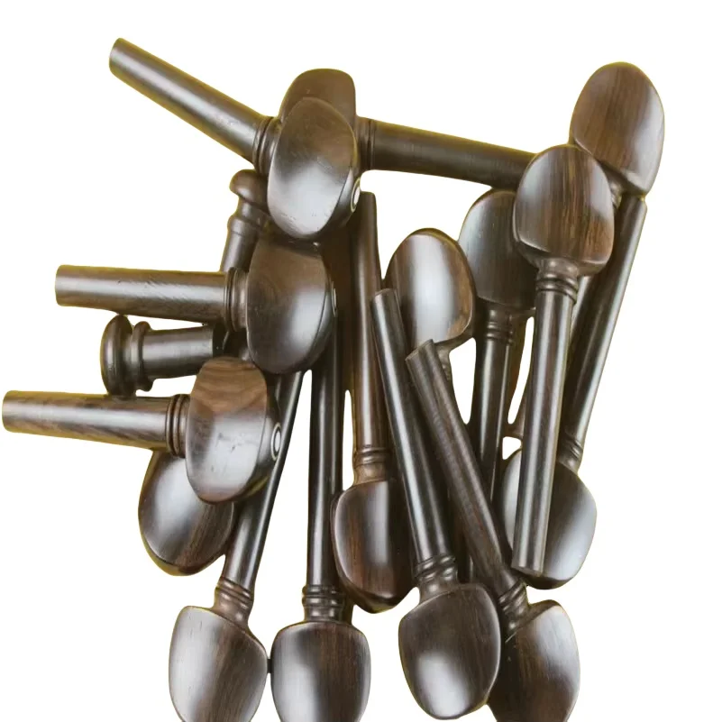 Ebony Tuning Pegs for Violin, High Quality Parts, Accessories, , 20 PCs