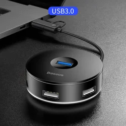 Baseus USB HUB USB 3.0 USB HUB C para MacBook Pro Superfície USB Tipo C Adaptador com Micro USB para USB Do Computador HUB USB 2.0 Splitter