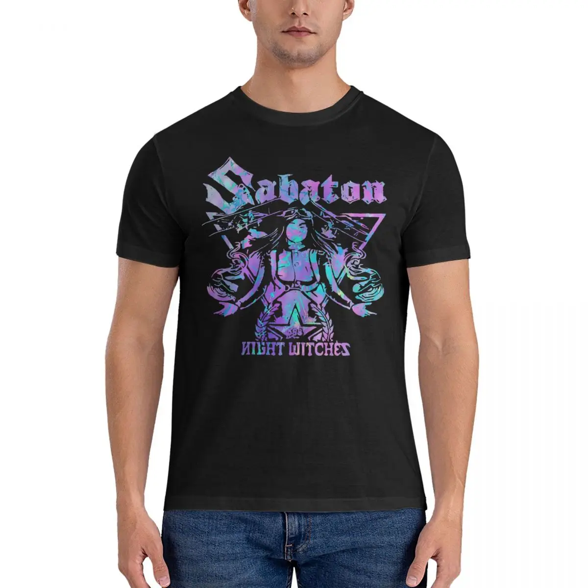 

Night Witches T-Shirt for Men S-SABATON Band Funny Pure Cotton Tees Round Collar Short Sleeve T Shirts New Arrival Tops