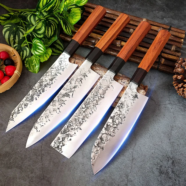 Santoku-cuchillo de Chef japonés profesional, accesorio de cocina Original,  novedoso, utensilios y accesorios para verduras - AliExpress