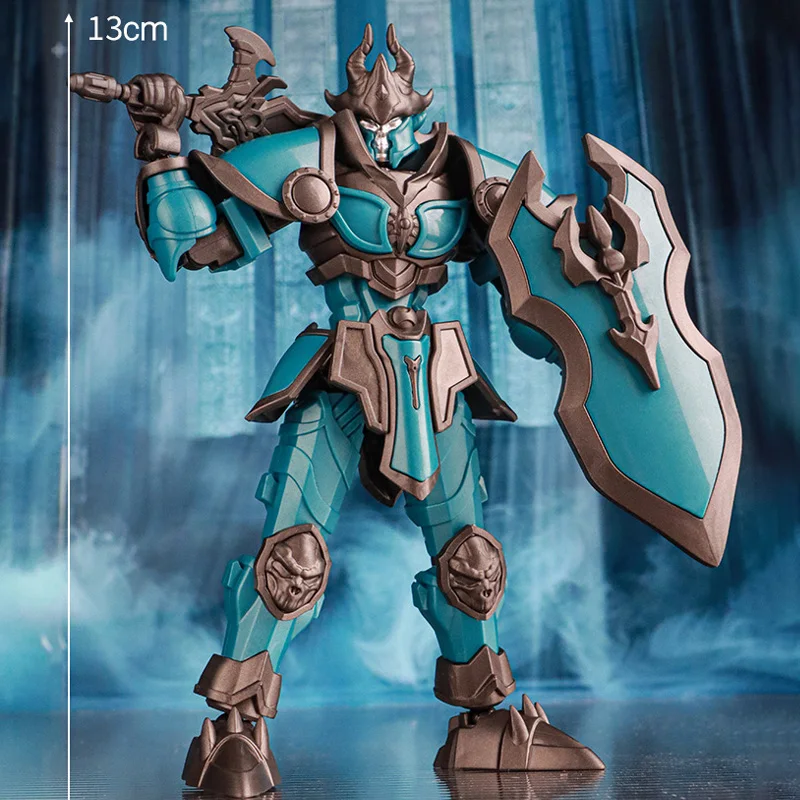 Three-Dimensional Knight Assembled Mecha Model Assembly Toy Multi-Articulable Decoration Action Figures Anime Games Toy Children