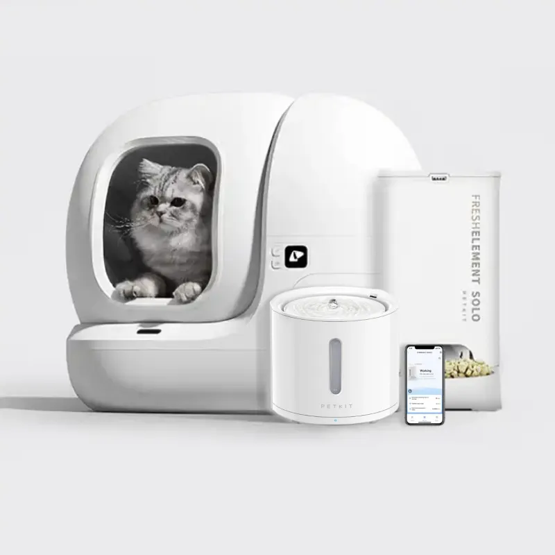 

Automatic Cat Litters Box Toilet Max Oversized Cat Litters Self-Cleaning Cat Litters Box
