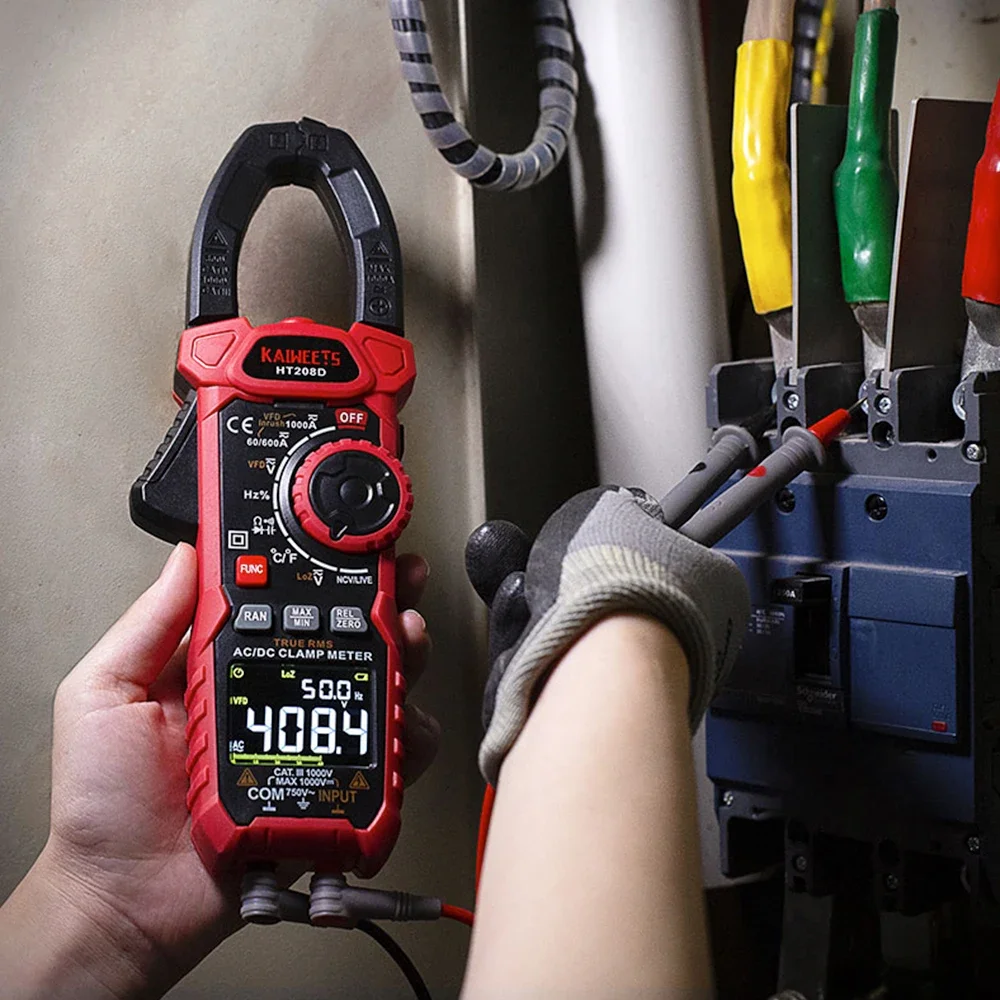 Handheld Multimeter Ht208d 6000 Count Digital Clamp Meter