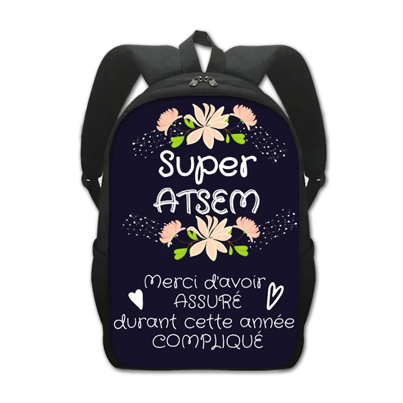 

Рюкзак Super Atsem с принтом, спасибо, Maitresse, эстетические школьные сумки, студенческий рюкзак для ноутбука, подарок на День учителя, выпускной