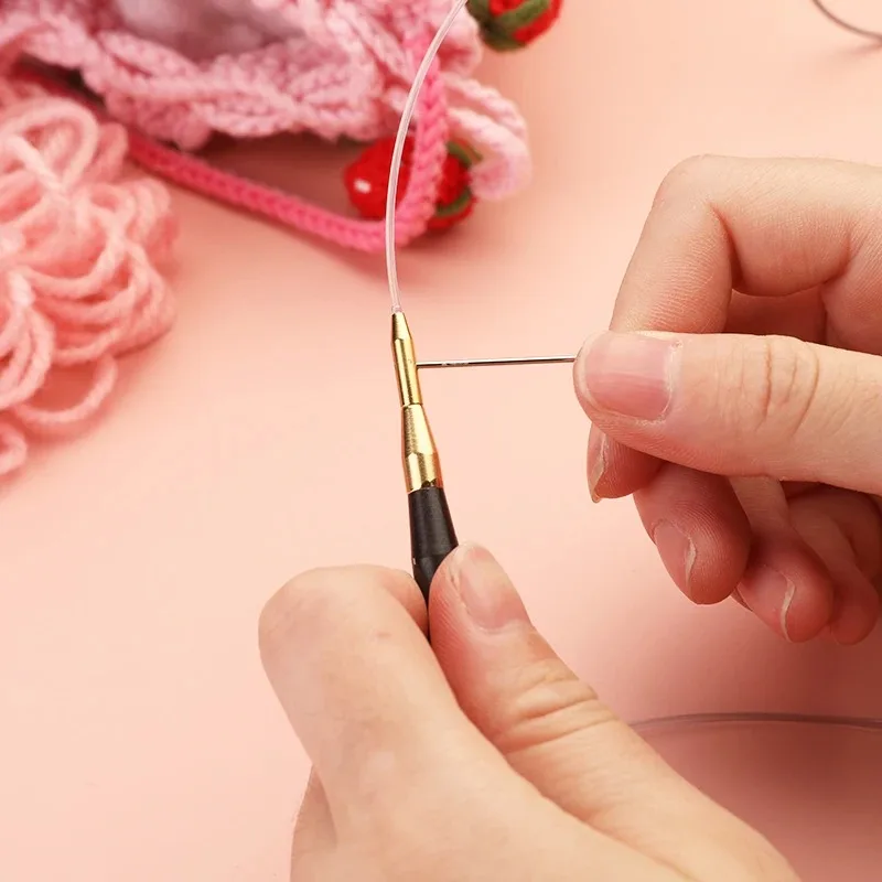 Sewing tools crochet hooks knitting supplies crochet needles knitting craft supplies multi-size SKC sandalwood needles crochet hook sweater weaving tools needlework tools cotton yarn diy knit accessories