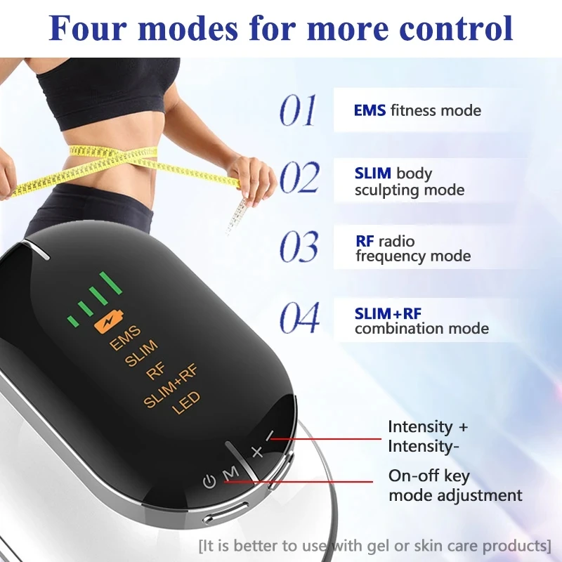 Home multifunctional electric rf heating cellulite slimming ems body sculpting body slimming ultrasound fat reduction machine massager fat burning micro current infrared therapy beauty equipment tools