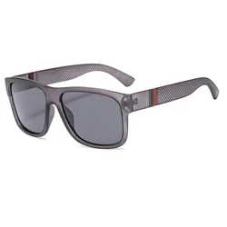 Polarized Vintage Square Sunglasses - Luxury Retro Classic Sports & Outdoor Eyewear (Gray)
