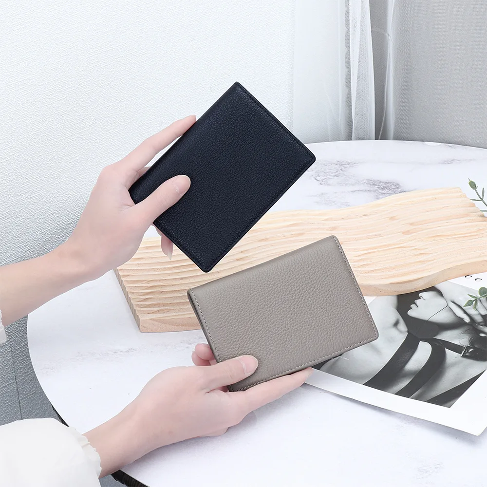 Leather Passport Holder Wallet Cover for Women Men Travel Wallet Multi-functional Bank card Passport Cover Document Organizer