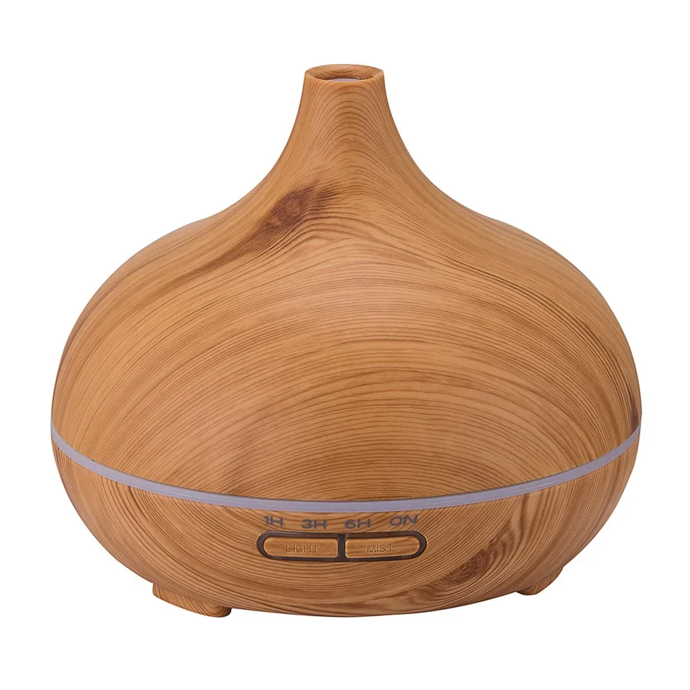 Wood Grain Essential Oil Diffuser With Large Fog Output - Home Office Hotel Commercial Silent Small Aromatherapy Machine_voghion.com