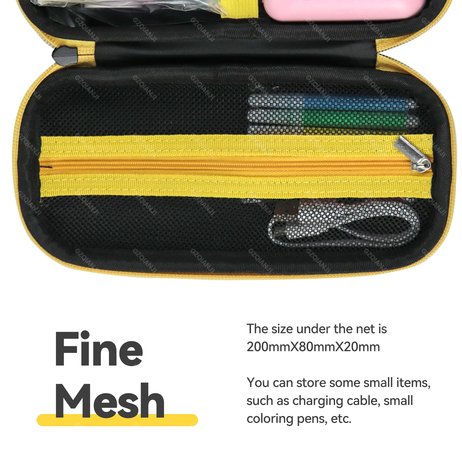 Peripage A6 Thermal Printer 58mm 57MM Paper Rolls Photo Label Printer Protective Case Anti Falling Storage Carry Bag with Zipper