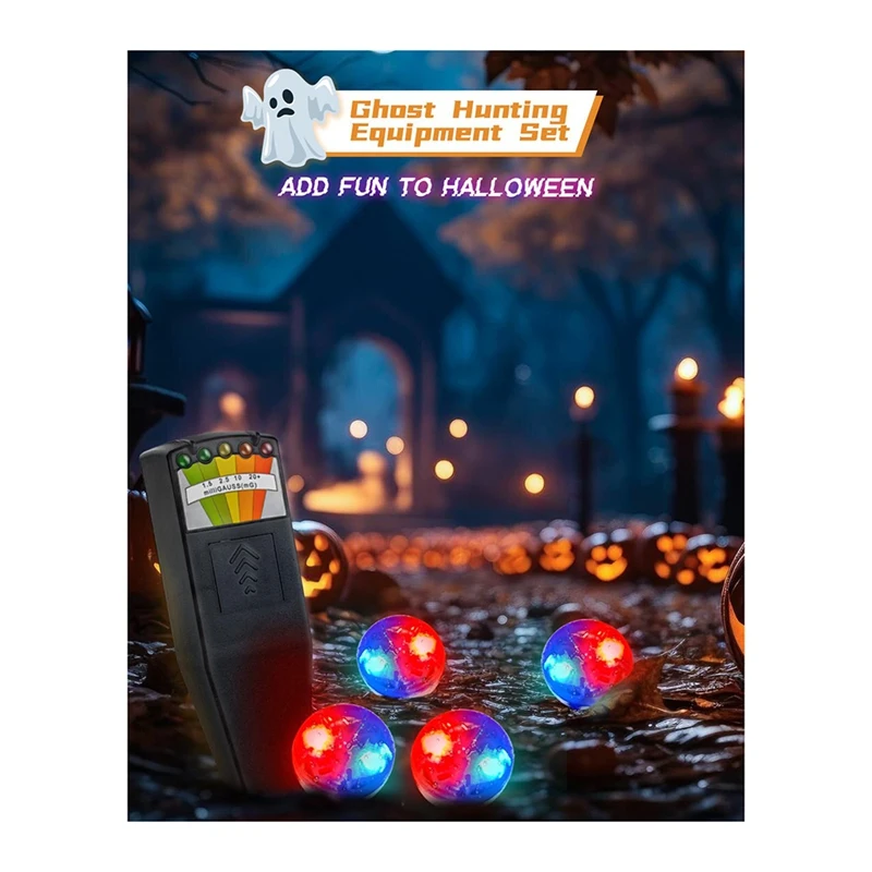 EMF meter ghosthunting equipment kit paranormal equipment LCD Emf detector for home office & outdoor inspect