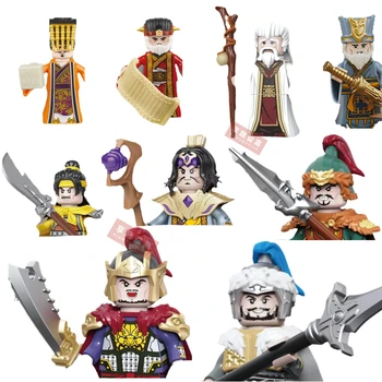 중세 군사 전쟁 전사 영웅 액션 피규어 빌딩 블록, 군인 무기 벽돌 장난감, 어린이 교육 선물, 신제품