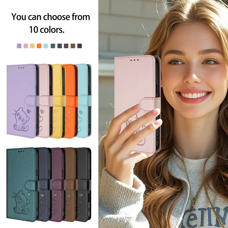 Luxury Leather Wallet Cover