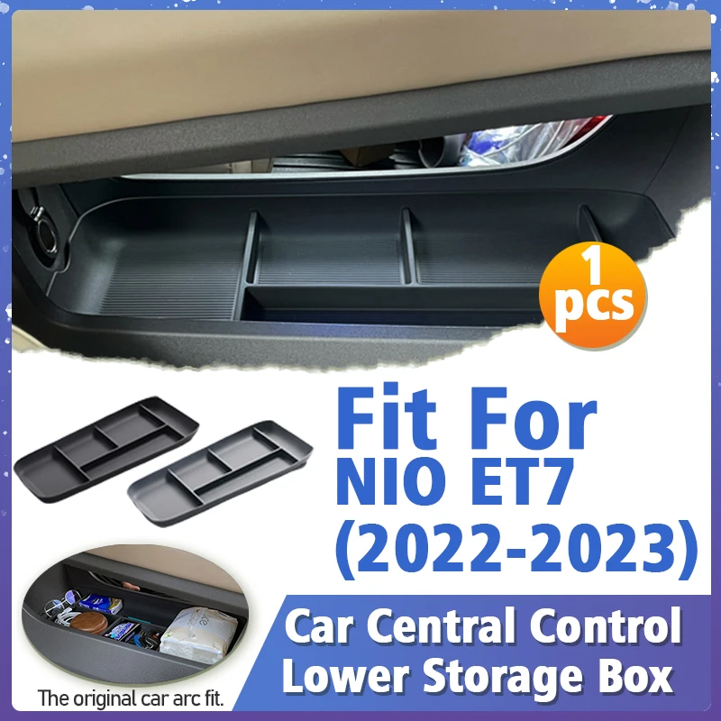 

Car Central Control Lower Storage Box For NIO ET7 2022 2023 Storage Tray Interior Styling Accessories Stowing Tidying