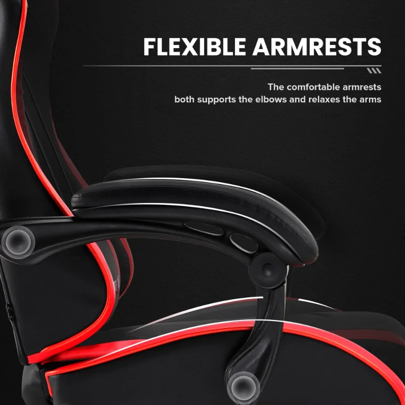 Description Picture 5 of itemUS Free Shipping GTRACING Leather Ergonomics Gaming Chair Adjustable Height Reclining Office Chair