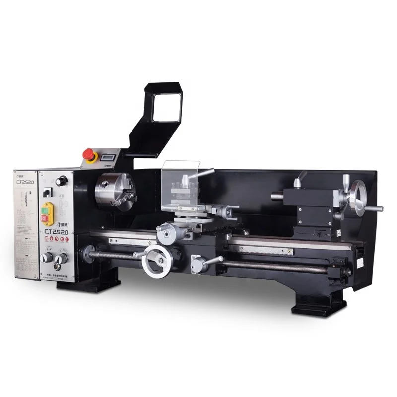 

Mini Manual Bench Lathe CT2520 Small Machine Price With Variable Speed Lathe For Metal